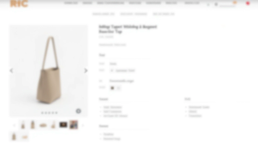 Webshop productpagina met gedetailleerde productbeschrijving, specificaties en verzendgegevens