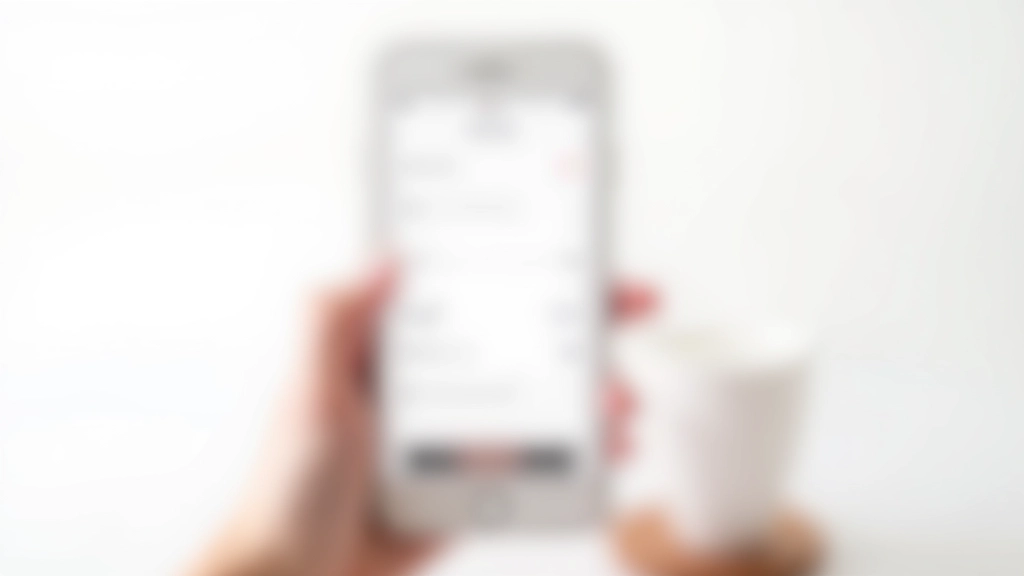 Smartphone scherm met mobiel checkout formulier en grote, gemakkelijk klikbare invoervelden